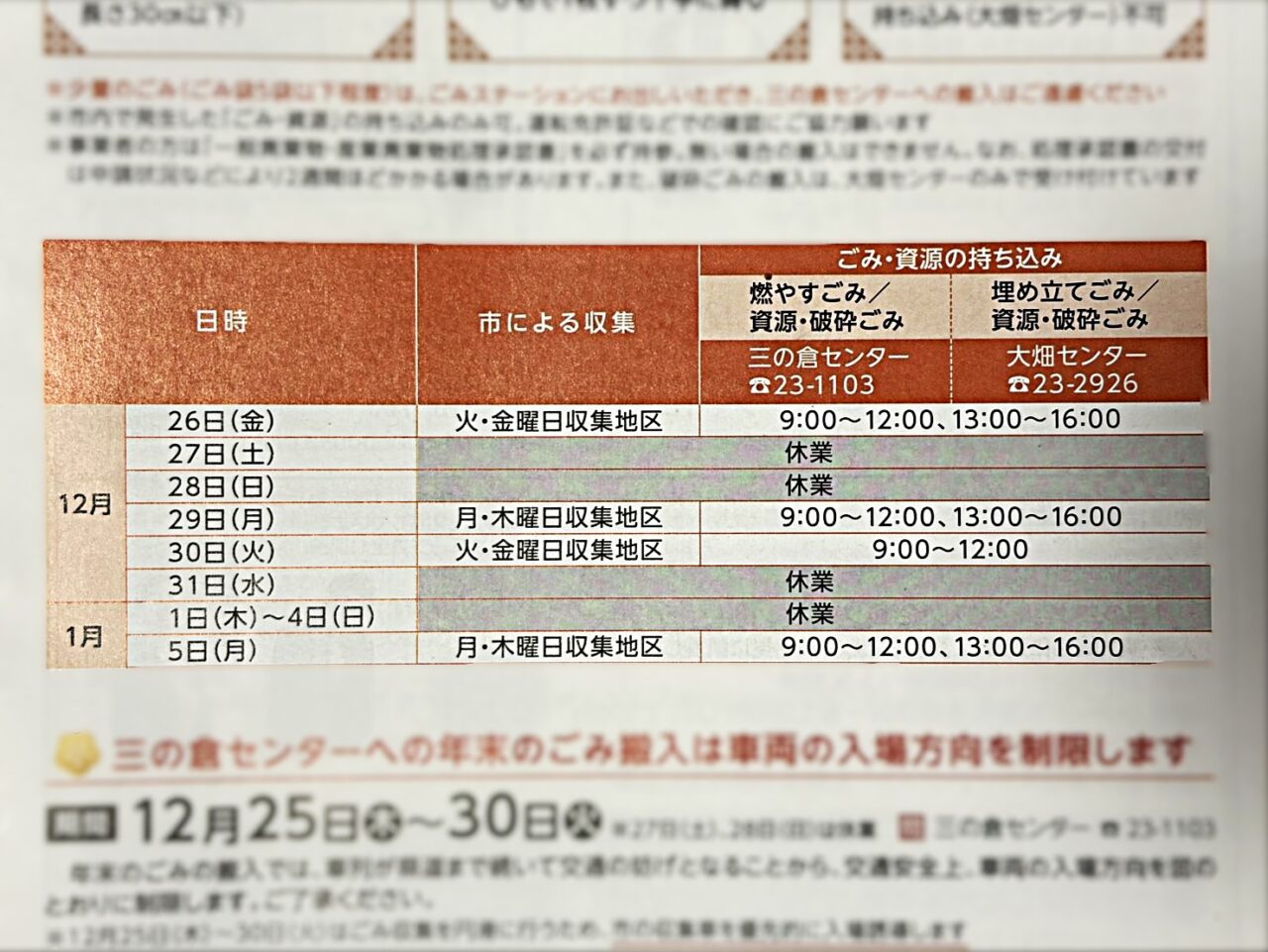 多治見市ごみ捨て